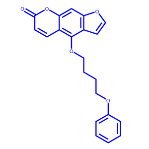 4-(4-苯氧基丁氧基)-7H-呋喃并[3,2-G][1]苯并吡喃-7-酮,5-(4-PHENOXYBUTOXY)PSORALEN