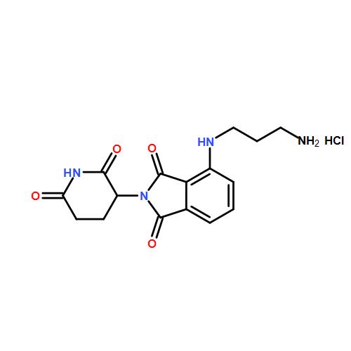 4-((3-aminopropyl)amino)-2-(2,6-dioxopiperidin-3-yl)isoindoline-1,3-dione hydrochloride