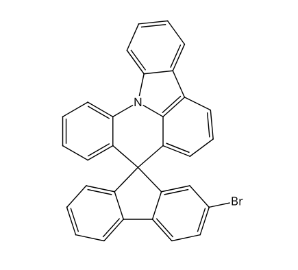 2-溴螺[9H-芴-9,8'-[8H]吲哚[3,2,1-de]吖啶],2-Bromospiro[9H-fluorene-9,8′-[8H]indolo[3,2,1-de]acridine]