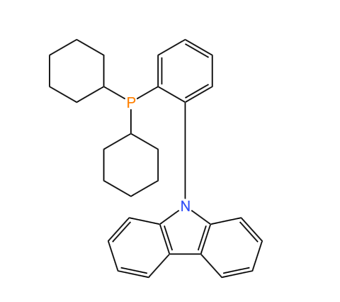 9- [2-(二环己基膦基)苯基] -9H-咔唑,9-[2-(Dicyclohexylphosphino)phenyl]-9H-carbazole