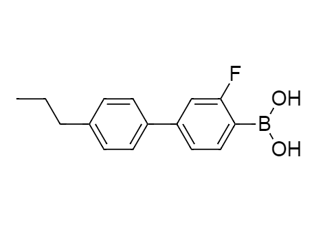 3-氟-4'-丙基联苯硼酸,3-Fluoro-4'-n-propylbiphenyl-4-boronic;3-Fluoro-4'-propyl-biphenylboronic acid