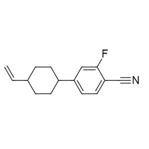 反式-2-氟-4-(4-乙烯基-環(huán)己基)-苯甲腈；3-氟-4-氰基苯基環(huán)己基乙烯,4-(4-ethenylcyclohexyl)-2-fluorobenzonitrile、Benzonitrile,4-(trans-4-ethenylcyclohexyl)-2-fluoro-