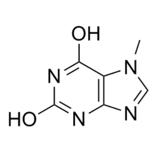 7-甲基黄嘌呤,C6H6N4O2