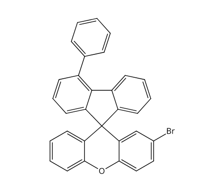 2′-溴-4-苯基螺[9H-芴-9,9′-[9H]氧杂蒽],2′-Bromo-4-phenylspiro[9H-fluorene-9,9′-[9H]xanthene]