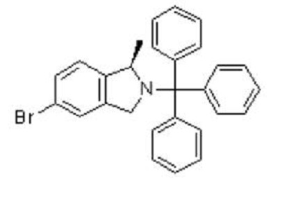 (1R)-5-溴-1-甲基-2-三苯甲基-2,3-二氫-1H-異吲哚,(1R)-5-Bromo-1-methyl-2-trityl-2,3-dihydro-1H-isoindole