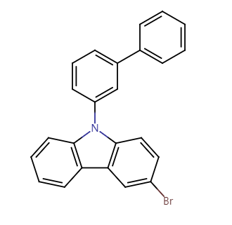 9-[1,1'-联苯]-3-基-3-溴-9H-咔唑,9-([1,1'-biphenyl]-3-yl)-3-broMo-9H-carbazole