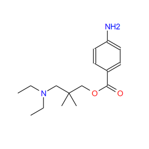 二甲卡因,1-Propanol, 2-[(diethylamino)methyl]-2-methyl-, 1-(4-aminobenzoate)