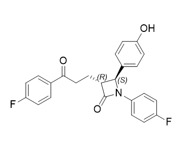 依折麦布杂质A,(3R,4S)-1-(4-fluorophenyl)-3-(3-(4-fluorophenyl)-3-oxopropyl)-4-(4-hydroxyphenyl)azetidin-2-one