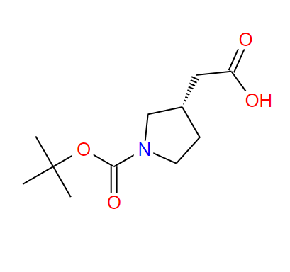 (S)-N-Boc-3-四氢吡咯乙酸,(S)-1-N-Boc-3-pyrrolidineacetic acid