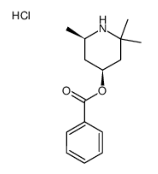 2,2,6-trimethylpiperidin-4-yl benzoate hydrochloride,2,2,6-trimethylpiperidin-4-yl benzoate hydrochloride