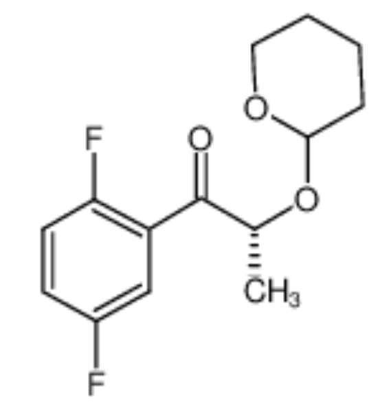 (2R)-2',5'-difluoro-2-(3,4,5,6-tetrahydro-2H-pyran-2-yloxy)-propiophenone,(2R)-2',5'-difluoro-2-(3,4,5,6-tetrahydro-2H-pyran-2-yloxy)-propiophenone