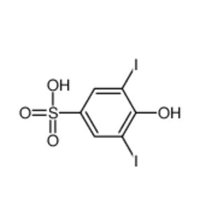 4-hydroxy-3,5-diiodobenzenesulphonic acid