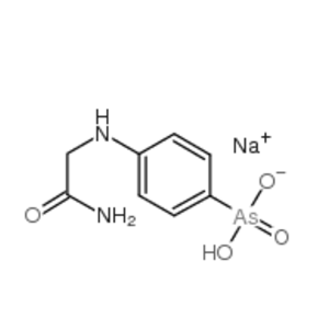 锥虫胂胺,Arsonic acid,As-[4-[(2-amino-2-oxoethyl)amino]phenyl]-, sodium salt (1:1)