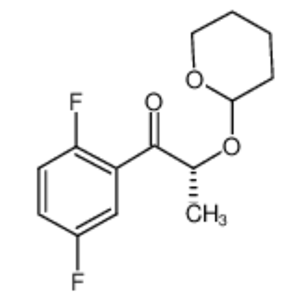 (2R)-2',5'-difluoro-2-(3,4,5,6-tetrahydro-2H-pyran-2-yloxy)-propiophenone