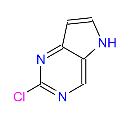2-氯-5H-吡咯并[3,2-D]嘧啶,2-CHLORO-5H-PYRROLO[3,2-D]PYRIMIDINE