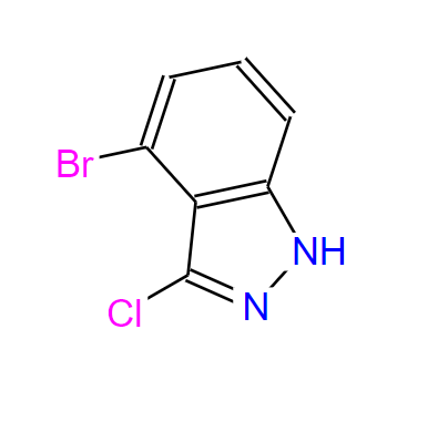 4-溴-3-氯-1H-吲唑,4-BROMO-3-CHLORO [1H]INDAZOLE