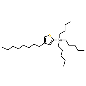 三丁基(4-辛基噻吩-2-基)锡,IN1581, Tributyl(4-octylthiophen-2-yl)stannane