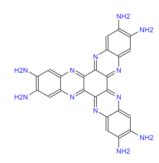 Diquinoxalino[2,3-a:2',3'-c]phenazine-2,3,8,9,14,15-hexamine