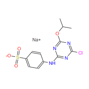 sodium 4-[[4-chloro-6-isopropoxy-1,3,5-triazin-2-yl]amino]benzenesulphonate,sodium 4-[[4-chloro-6-isopropoxy-1,3,5-triazin-2-yl]amino]benzenesulphonate