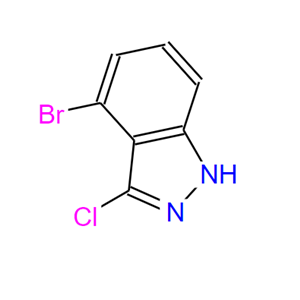 4-溴-3-氯-1H-吲唑；1000343-46-3
