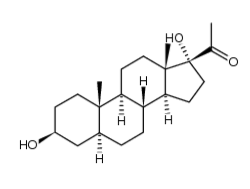 3-beta,17-alpha-dihydroxy-5-alpha-pregnan-20-one,3-beta,17-alpha-dihydroxy-5-alpha-pregnan-20-one