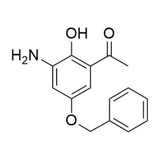 奥达特罗杂质02,1-(3-amino-5-(benzyloxy)-2-hydroxyphenyl)ethan-1-one