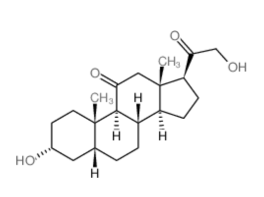 四氫脫氫皮質(zhì)酮,Pregnane-11,20-dione,3,21-dihydroxy-, (3a,5b)-