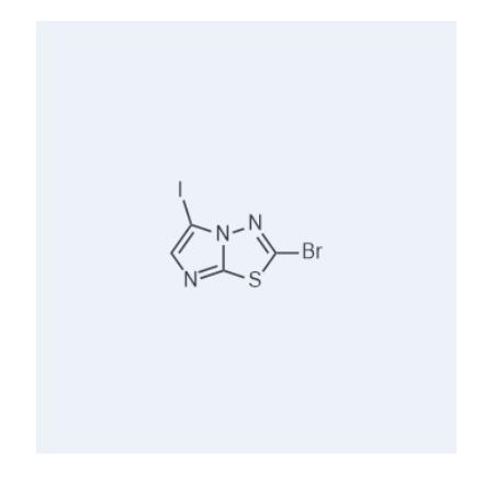2-溴-5-碘咪唑并[2,1-b][1,3,4]噻二唑,2-bromo-5-iodoimidazo[2,1-b][1,3,4]thiadiazole