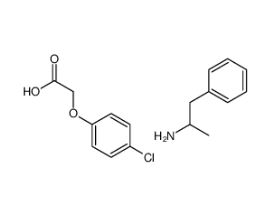 2-(4-chlorophenoxy)acetic acid,1-phenylpropan-2-amine,2-(4-chlorophenoxy)acetic acid,1-phenylpropan-2-amine