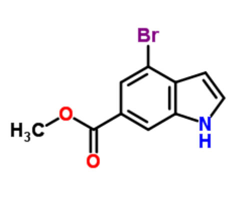 4-溴-1H-吲哚-6-羧酸甲酯,Methyl 4-bromo-1H-indole-6-carboxylate