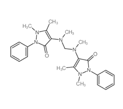 4-[[(1,5-dimethyl-3-oxo-2-phenylpyrazol-4-yl)-methylamino]methyl-methylamino]-1,5-dimethyl-2-phenylp,4-[[(1,5-dimethyl-3-oxo-2-phenylpyrazol-4-yl)-methylamino]methyl-methylamino]-1,5-dimethyl-2-phenylpyrazol-3-one