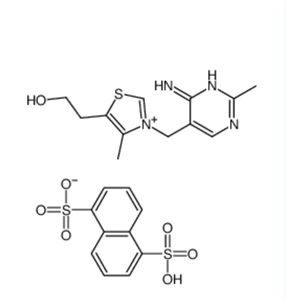 2-[3-[(4-amino-2-methylpyrimidin-5-yl)methyl]-4-methyl-1,3-thiazol-3-ium-5-yl]ethanol,5-sulfonaphtha,2-[3-[(4-amino-2-methylpyrimidin-5-yl)methyl]-4-methyl-1,3-thiazol-3-ium-5-yl]ethanol,5-sulfonaphthalene-1-sulfonate