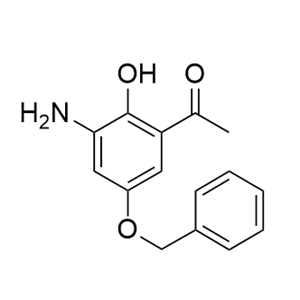 奥达特罗杂质02,1-(3-amino-5-(benzyloxy)-2-hydroxyphenyl)ethan-1-one