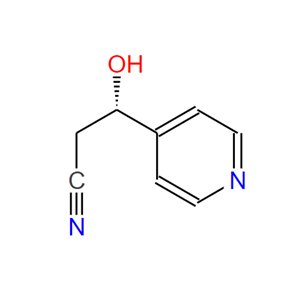 4-Pyridinepropanenitrile,beta-hydroxy-,(betaS)-(9CI)