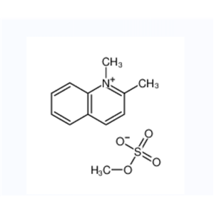 1,2-二甲基喹啉鎓硫酸甲酯盐,1,2-dimethylquinolinium methyl sulphate