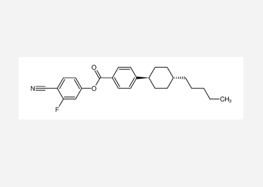 反-4-(4-正戊基环己基)苯甲基-3-氟-4-氰基苯酯,3-Fluoro-4-cyanophenyl trans-4-(4-n-pentylcyclohexyl)-benzoate