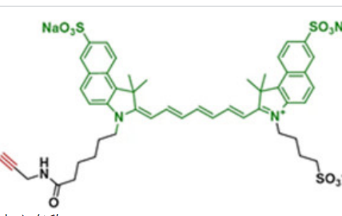 diSulfo-ICG alkyne，二磺酸-吲哚菁绿-炔基,diSulfo-ICG alkyne