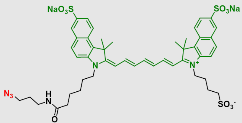 diSulfo-ICG-Azide二磺酸-吲哚菁绿-叠氮,diSulfo-ICG-Azide