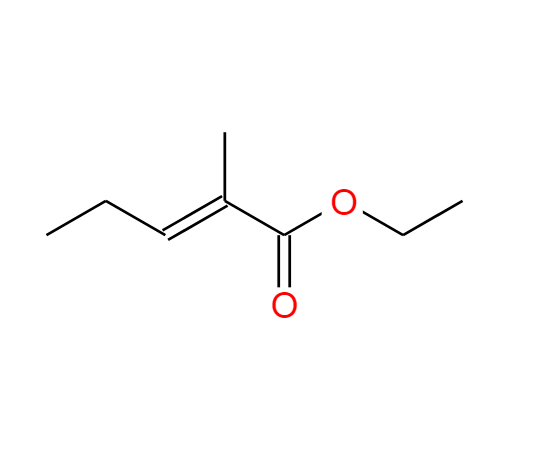 (E)-2-甲基戊-2-烯酸乙酯,Ethyl (E)-2-methylpent-2-en-1-oate