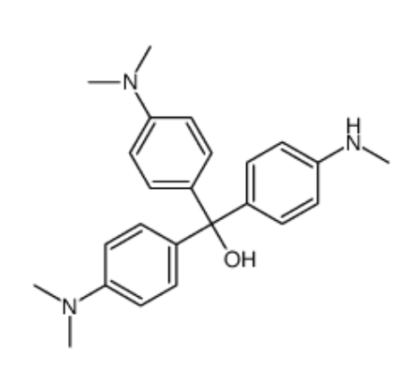 α,α-二[(二甲氨基)苯基]-4-甲氨基苯甲醇,4,4'-bis(dimethylamino)-4''-(methylamino)trityl alcohol