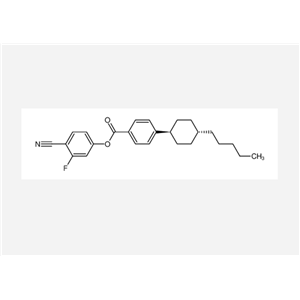 反-4-(4-正戊基环己基)苯甲基-3-氟-4-氰基苯酯