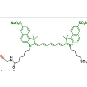 diSulfo-ICG alkyne，二磺酸-吲哚菁绿-炔基