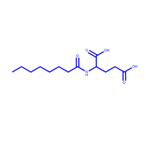 N-辛酸-L-谷氨酸 CAS：	31462-07-4