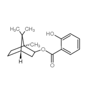 Benzoic acid,2-hydroxy-, (1R,2S,4R)-1,7,7-trimethylbicyclo[2.2.1]hept-2-yl ester, rel- Benzoic acid