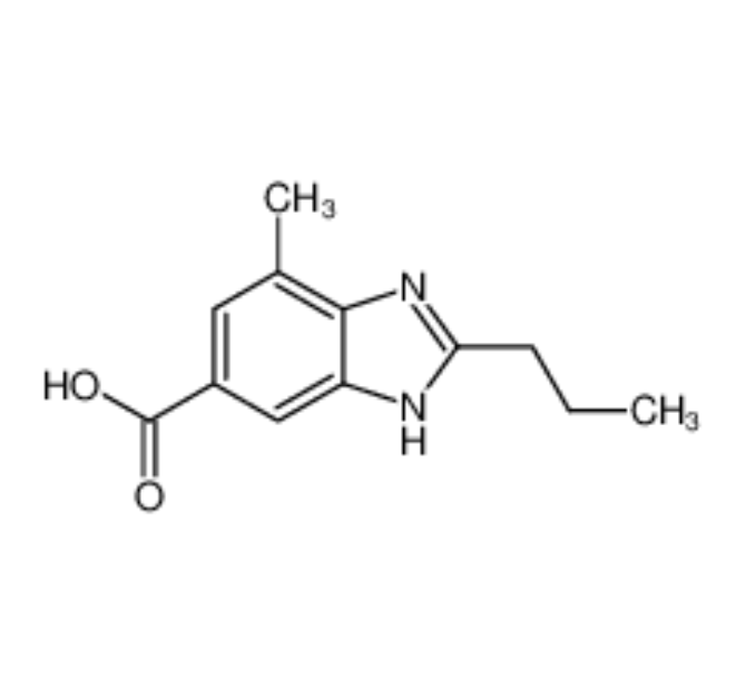 2-正丙基-4-甲基-6-羧基苯并咪唑,4-Methyl-2-n-propyl-1H-benzimidazole-6-carboxylic acid