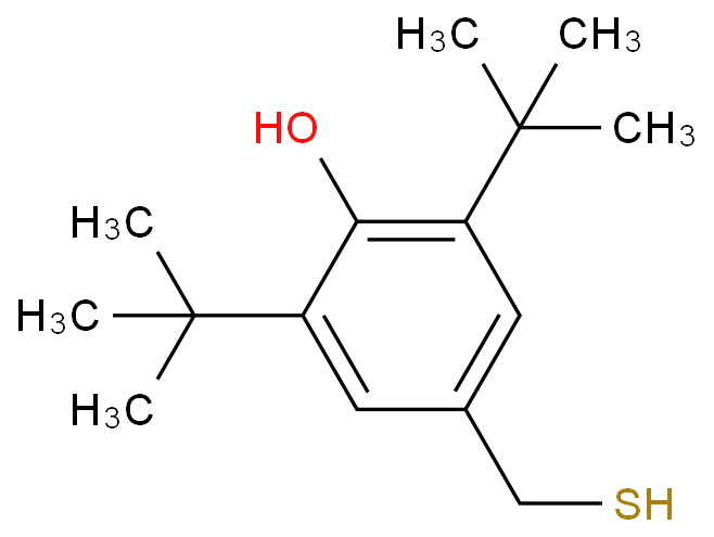 2,6-双(叔丁基)-4-(巯甲基)苯酚,2,6-ditert-butyl-4-(sulfanylmethyl)phenol