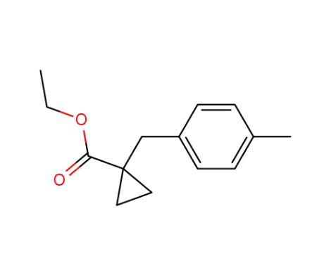 1-（对甲基苄基）环丙烷甲酸乙酯,Ethyl 1-(p-methylbenzyl)cyclopropanecarboxylate