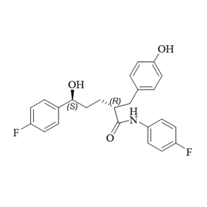 依折麦布杂质B,(2R,5S)-N,5-bis(4-fluorophenyl)-5-hydroxy-2-(4-hydroxybenzyl)pentanamide