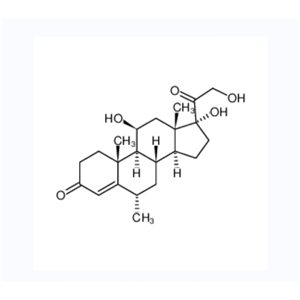 11-beta,17-alpha,21-三羟基-6-alpha-甲基孕甾-4-烯-3,20-二酮