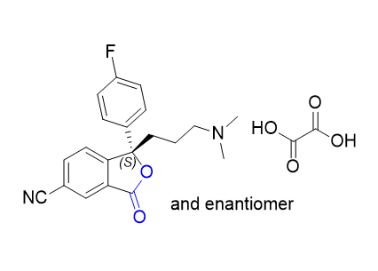 艾司西酞普兰杂质03,(1RS)-1-[3-(dimethylamino)propyl]-1-(4-fluorophenyl)-3-     oxo-1,3-dihydro-2-benzofuran-5-carbonitrile